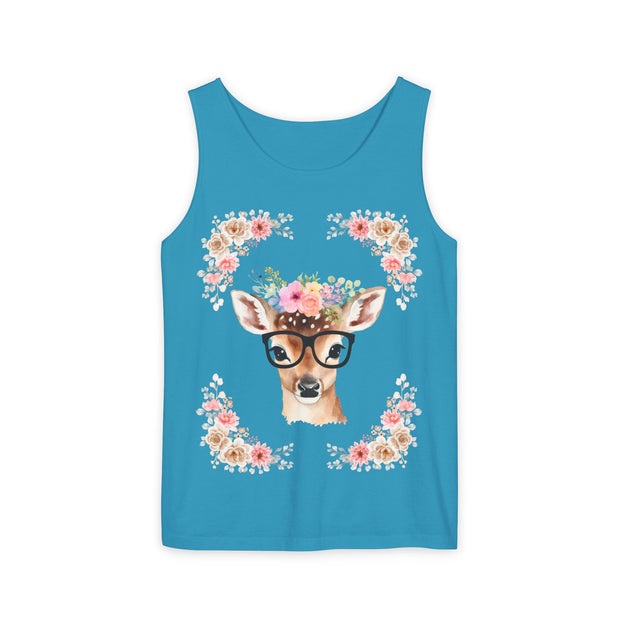 Geeky Goddess Deer Unisex Tank Top