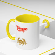 'Cancer' Zodiac Accent Coffee Mug