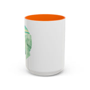 Green Planet Wrapped In A Bow Accent Coffee Mug