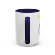 Astronaut Taking Off In Space Accent Coffee Mug