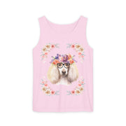 Geeky Goddess French Poodle Unisex Tank Top
