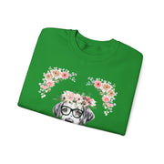 Geeky Goddess Dalmatian Unisex Crewneck Sweatshirt