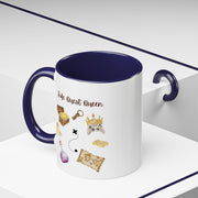 'Side Quest Queen' Accent Coffee Mug