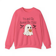 'You and Me Against The World' Unisex Crewneck Sweatshirt
