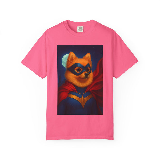 Superhero Pomeranian Unisex T-shirt