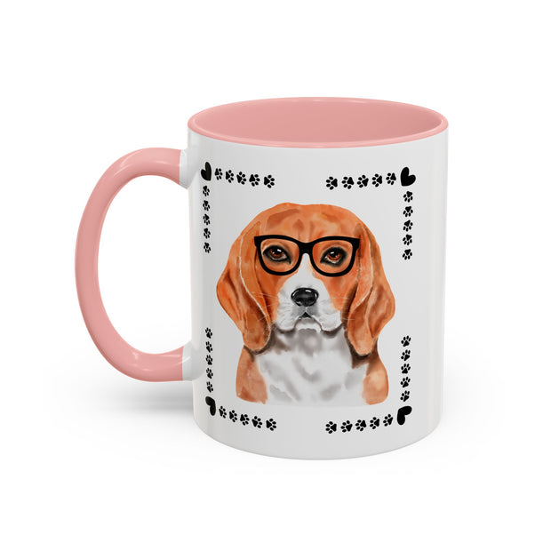 Geeky Good Beagle Accent Coffee Mug