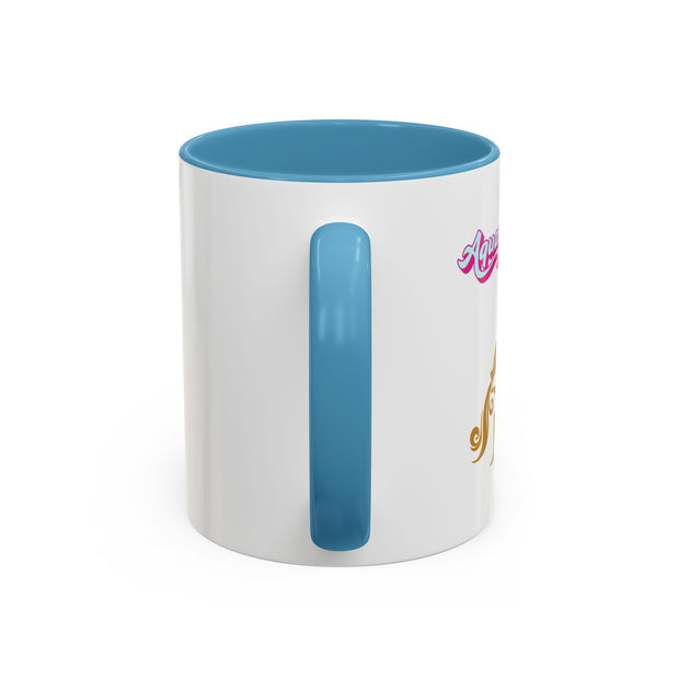 'Aquarius' Zodiac Accent Coffee Mug