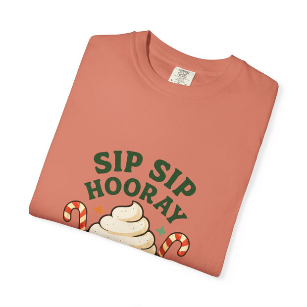 'Sip Sip Hooray' Holiday Unisex T-shirt