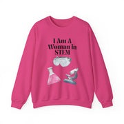 'I Am A Woman In STEM' Scientist Unisex Crewneck Sweatshirt