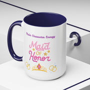 'Main Character Energy: Maid of Honor' Accent Coffee Mug