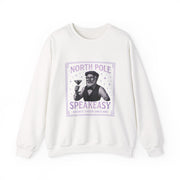 North Pole Speakeasy Crewneck Sweatshirt | Cozy Holiday Gift | Winter Wear | Christmas Sweatshirt | Unisex Comfy Apparel