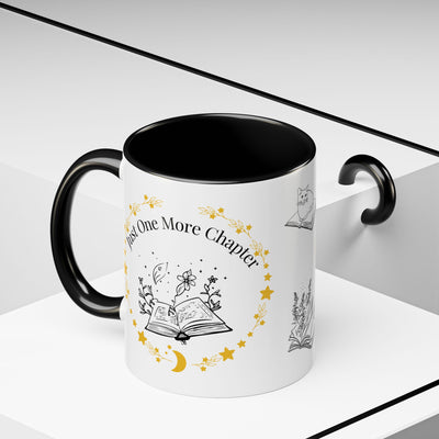 'Just One More Chapter' Accent Coffee Mug