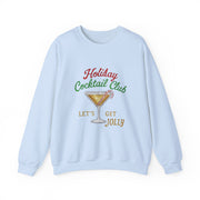 Holiday Cocktail Club Sweatshirt | Lets Get Jolly Christmas Sweatshirt