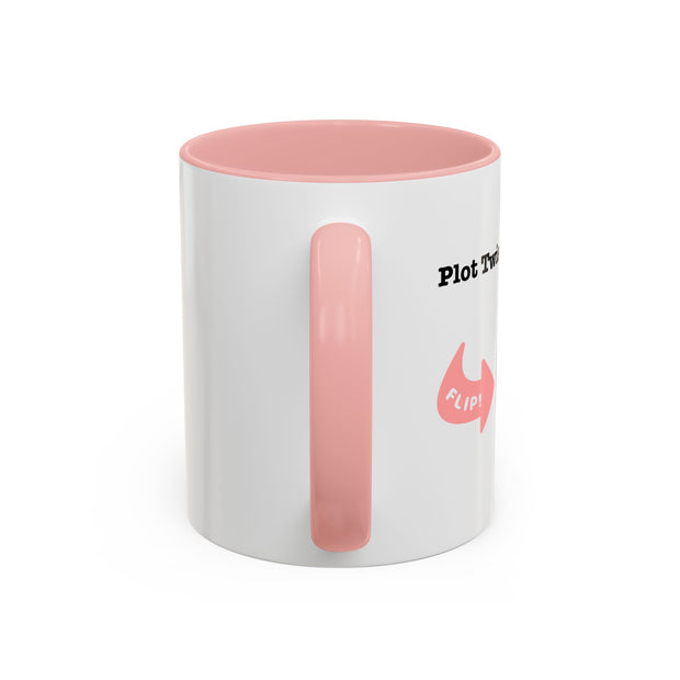 'Plot Twist Energy' Accent Coffee Mug