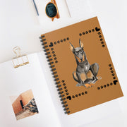 Geeky Good Doberman Spiral Notebook
