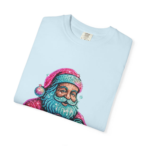 Stay Merry Game On Santa T-Shirt | Christmas Gaming Tee