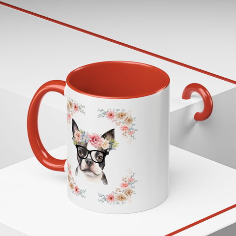 Geeky Goddess French Bulldog Accent Coffee Mug