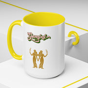 'Gemini' Zodiac Accent Coffee Mug