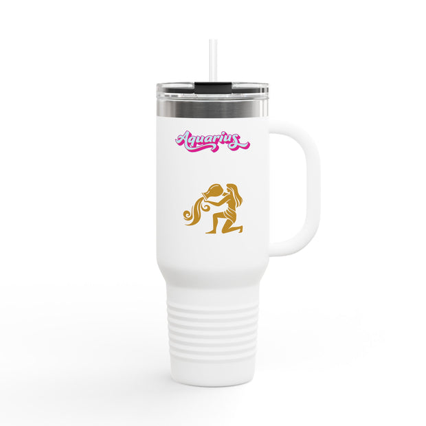 'Aquarius' Insulated Travel Mug, 40oz
