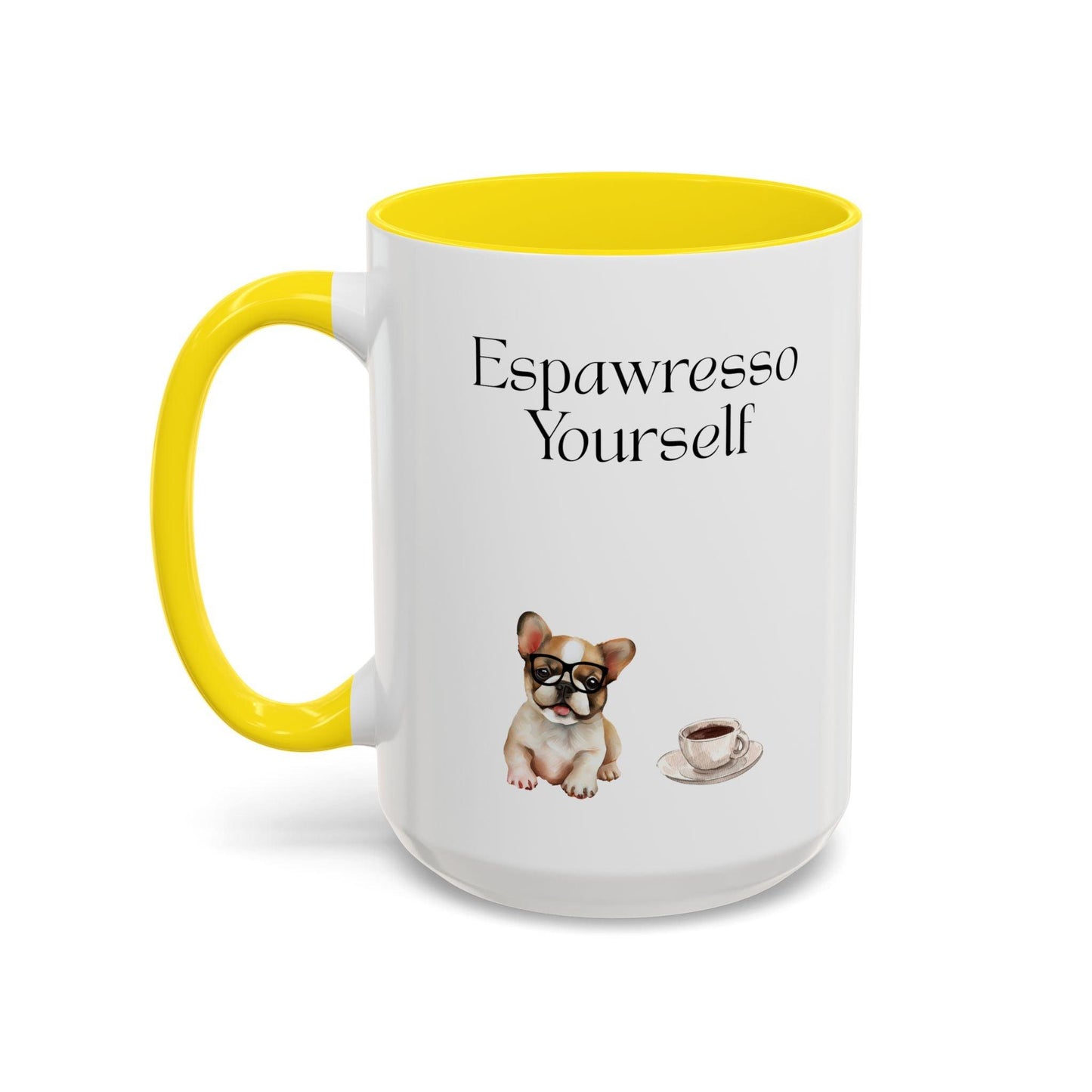 'Espawresso Yourself' French Bulldog Accent Coffee Mug