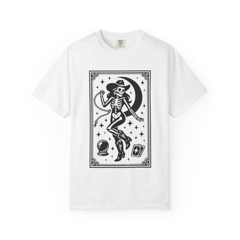 Cowgirl Skeleton Tarot Card Unisex T-Shirt
