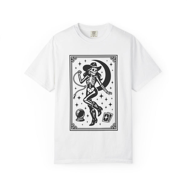 Cowgirl Skeleton Tarot Card Unisex T-Shirt