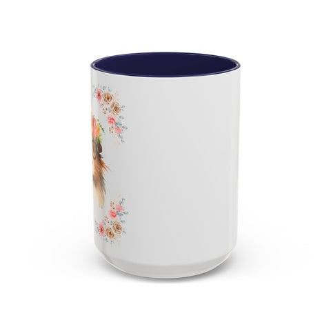 Geeky Goddess Guinea Pig Accent Coffee Mug