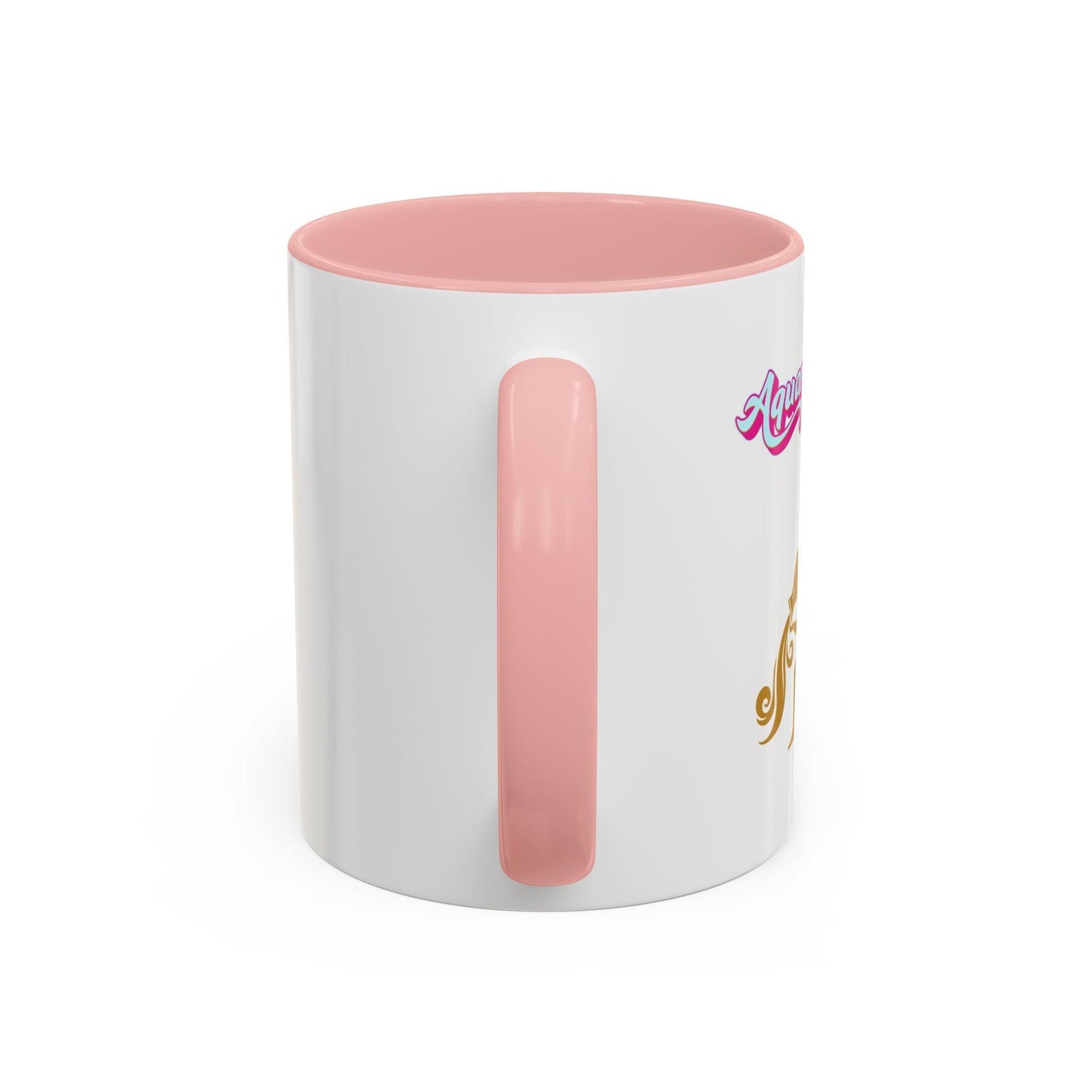 'Aquarius' Zodiac Accent Coffee Mug