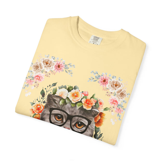 Geeky Goddess Gray Cat Unisex T-Shirt