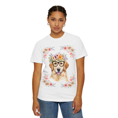 Geeky Goddess Golden Retriever Unisex T-Shirt