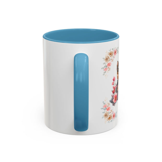 Geeky Goddess Yorkie Accent Coffee Mug