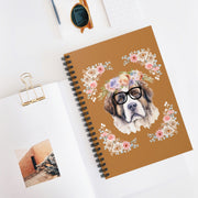 Geeky Goddess Saint Bernard Spiral Notebook