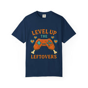 Gamer T-shirt - Level Up the Leftovers | Unisex Gaming Tee, Casual Wear, Game Night Shirt, Gift for Gamers, Funny Apparel