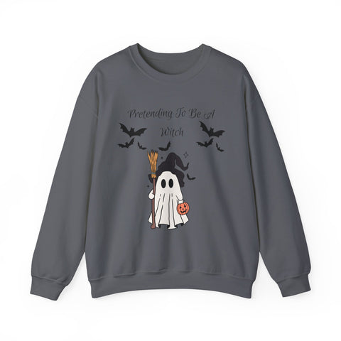 'Pretending To Be A Witch' Unisex Crewneck Sweatshirt