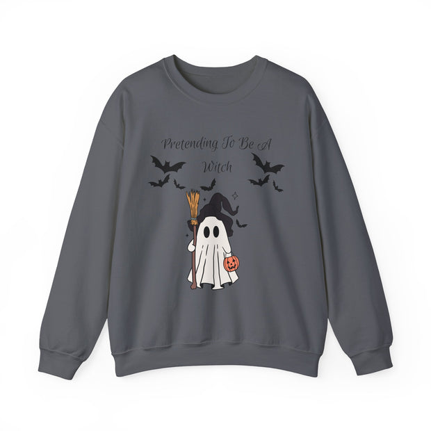 'Pretending To Be A Witch' Unisex Crewneck Sweatshirt