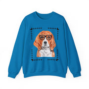 Geeky Good Beagle Unisex Crewneck Sweatshirt