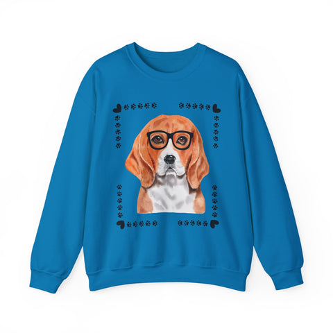 Geeky Good Beagle Unisex Crewneck Sweatshirt