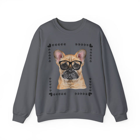 Geeky Good French Bulldog Unisex Sweatshirt