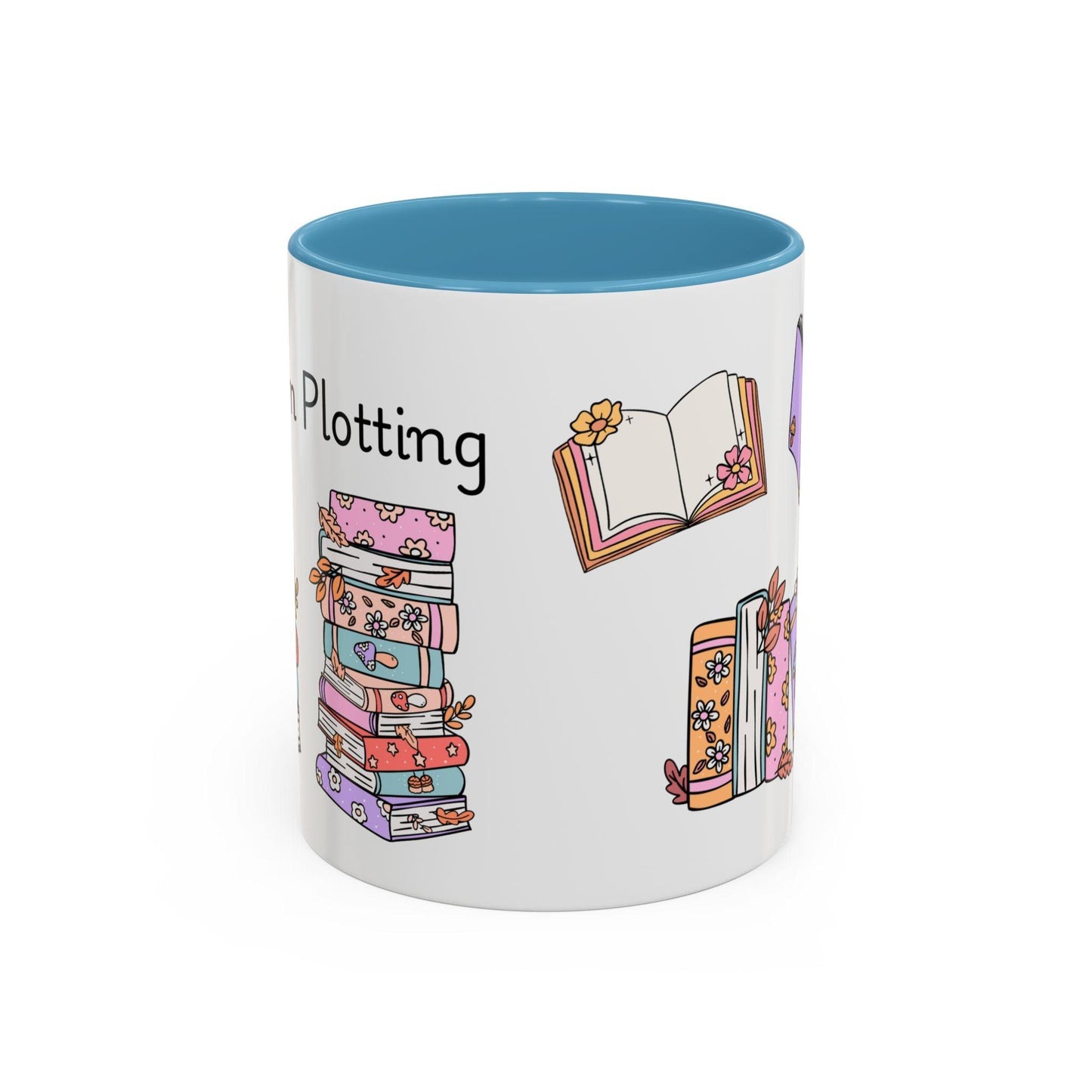 'Shhh...I'm Plotting' Accent Coffee Mug