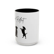 'Paws and Reflect' Dogs Accent Coffee Mug