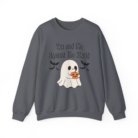 'You and Me Against The World' Unisex Crewneck Sweatshirt