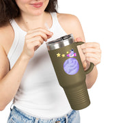 Astronaut Taking Off In Space Insulated Travel Mug, 40oz