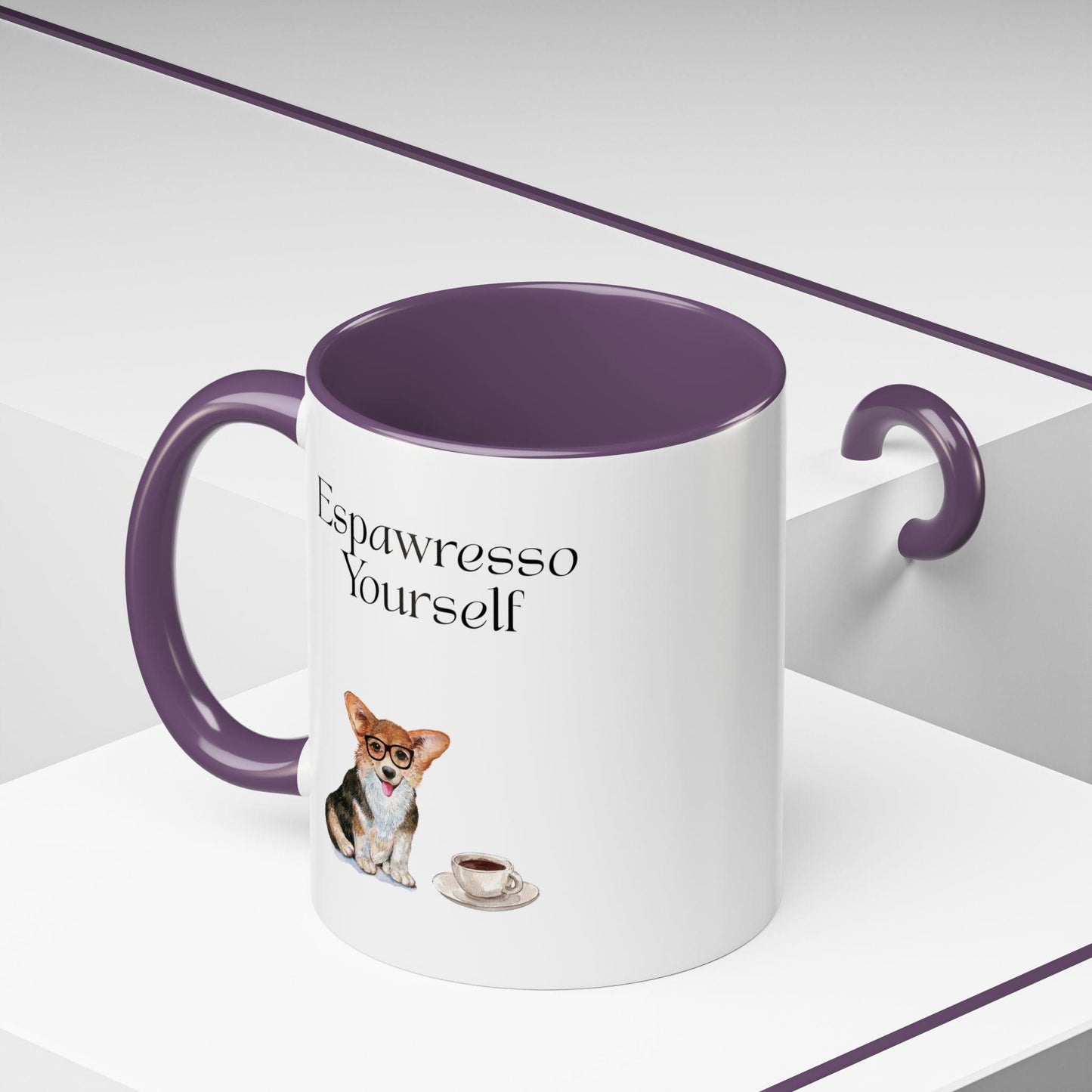 'Espawresso Yourself' Corgi Accent Coffee Mug