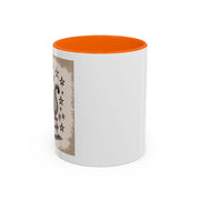 Cat and Book Lover's Accent Coffee Mug