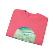 Green Planet Wrapped In A Bow Unisex Crewneck Sweatshirt