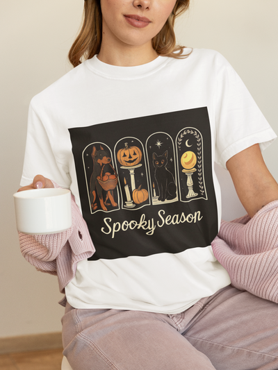 Spooky Season Unisex Garment-Dyed T-shirt
