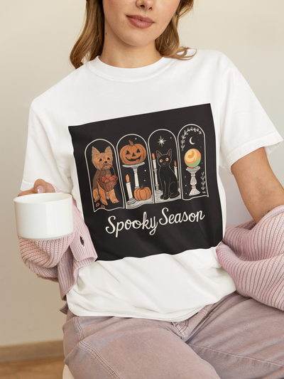 Spooky Season Yorkie Unisex T-Shirt