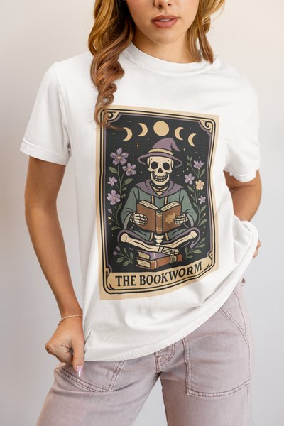 Bookworm Skeleton Unisex T-shirt