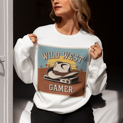 'Wild West Gamer' Crewneck Sweatshirt