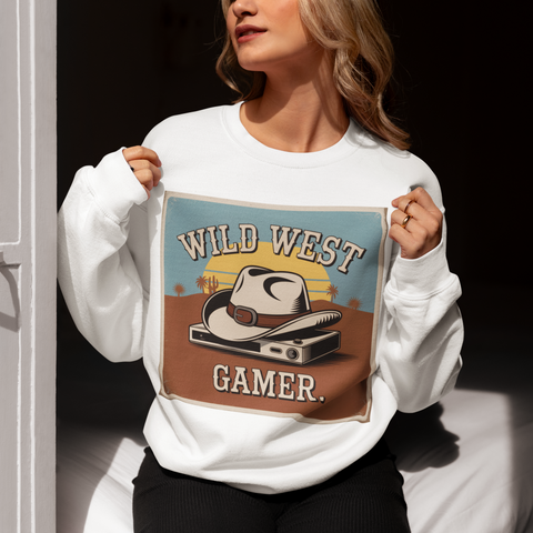 'Wild West Gamer' Crewneck Sweatshirt